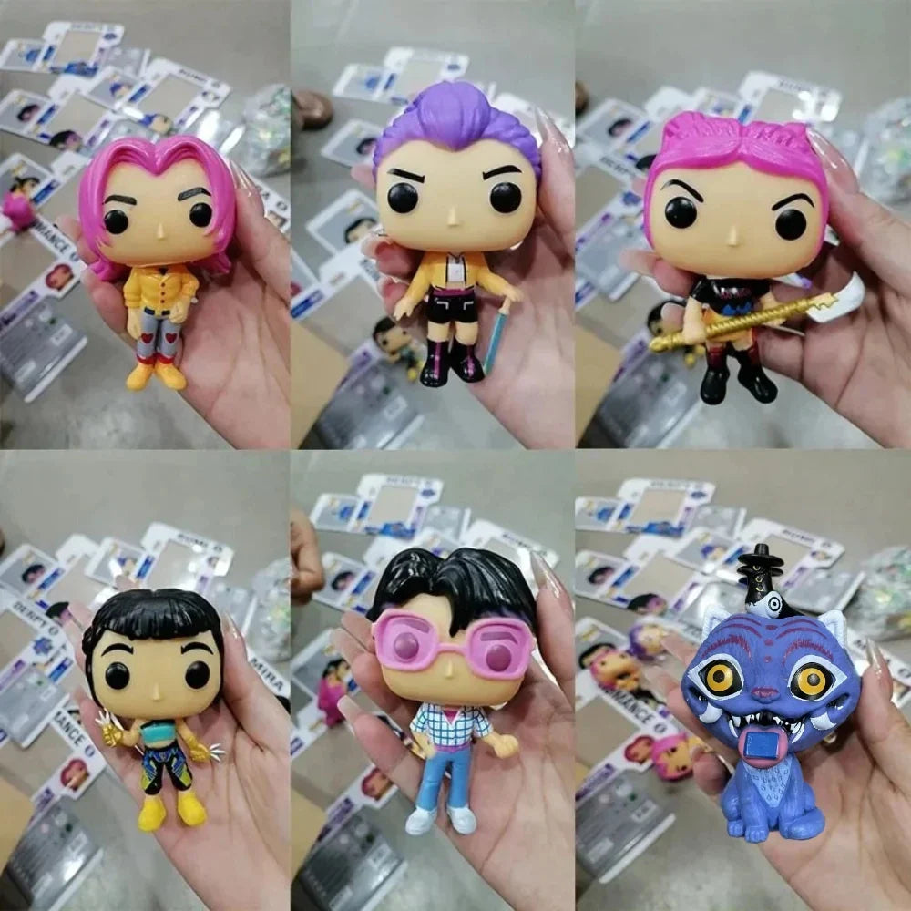 K-Pop Demon Hunters Blind Box Anime Figures – Rumi, Zoey, Mira, Saja Boys Vinyl Action Toys, Perfect Fan Gifts