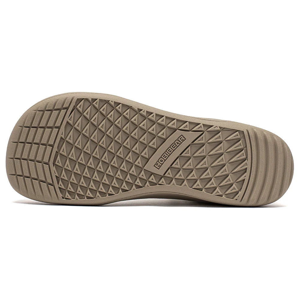 HOBIBEAR Mid-Top Barefoot Shoes — Men & Women Wide Toe Ankle Boots, Outdoor Non-Slip Artificial Leather Footwear