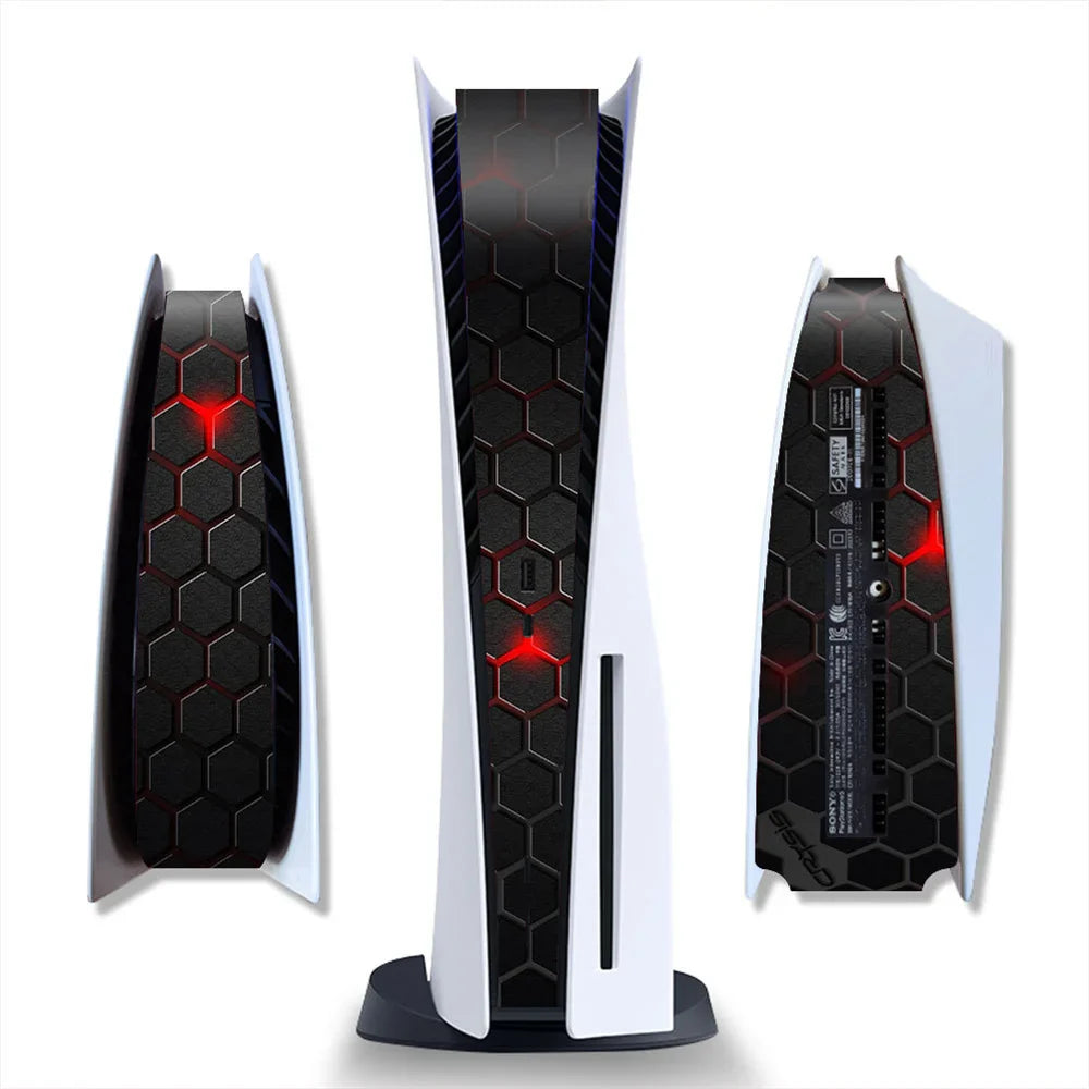 Middle Skin Sticker for PlayStation 5 – Universal Decoration Strip for PS5 Disc & Digital Version Console Skin