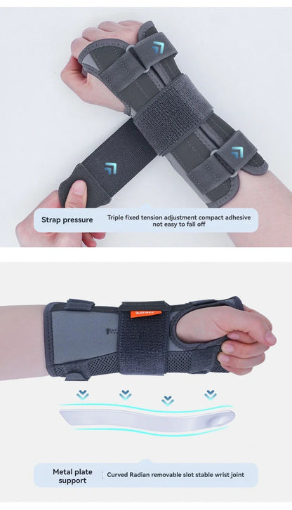 AOLIKES Wrist Brace Splint – Night Support for Carpal Tunnel & Pain Relief