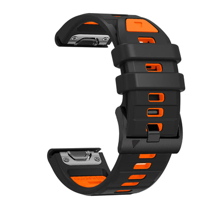 QuickFit Silicone Watch Strap – 22/26mm Band for Garmin Fenix 8/7/6/5, Epix Pro, Instinct 2, Enduro 3