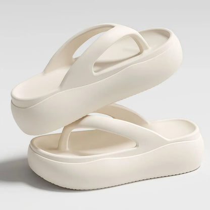 Height-Increasing Platform Slippers - 5CM EVA Non-Slip Lightweight Beach Sandals for Women