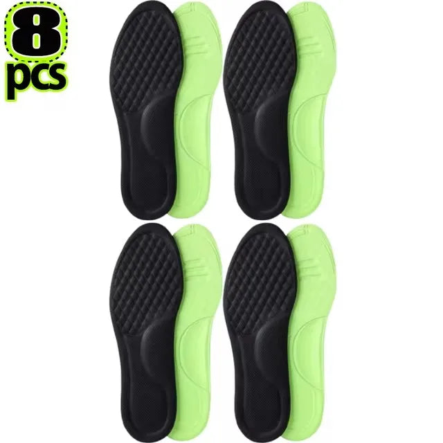 Memory Foam Orthopedic Shoe Insoles – Soft Deodorizing & Sweat-Absorbing Antibacterial Sports Insoles (2/12 Pairs) Shoe Comfort Inserts