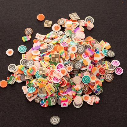 1000PCS Polymer Clay Fruit Slices – Resin DIY Craft Supplies for Jewelry, Epoxy, Silicone Mold & Cellphone Decoration