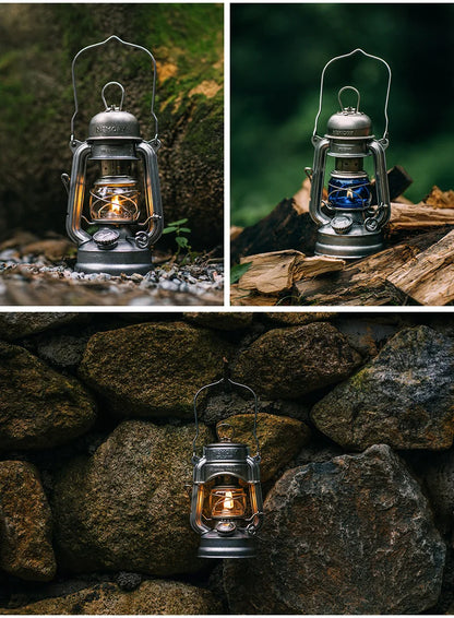 Thous Winds Memory Mini Oil Lamp – Portable Retro Camping Lantern for Hike, Picnic, and Backpacking