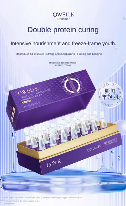 Collagen Ceramide Serum 30pcs – Hyaluronic Acid Anti-Aging Whitening Repair Skin Care Set