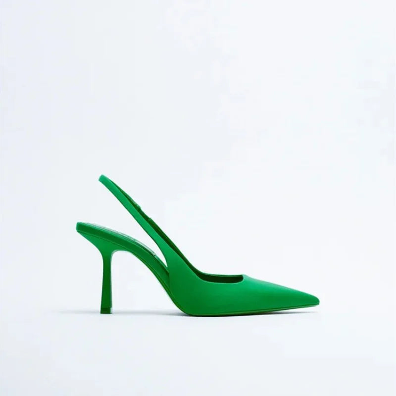 2024 New Autumn Women's Pumps – Pointed Toe High Heels, Shallow Sandals, Fashion Zapatos Mujer Shoes