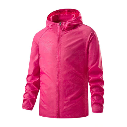 LNGXO Waterproof Hiking Jackets – Sun Protection, Windbreaker, Camping & Climbing Rain Coat, Unisex Portable Outdoor Wear