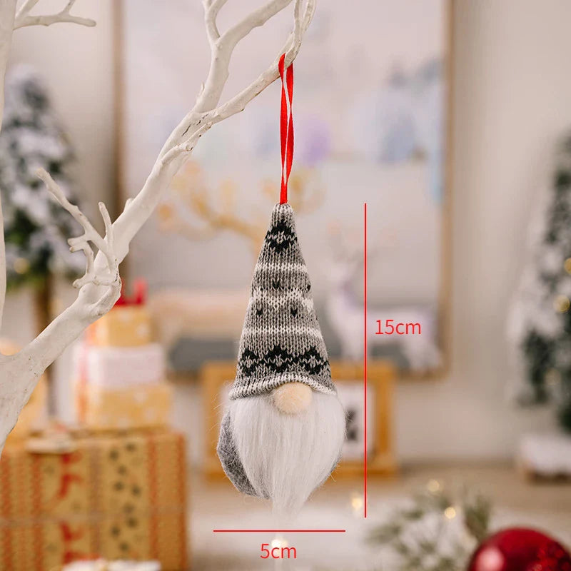 Red Star Christmas Tree Ornament – DIY Xmas Pendant New Year Party Gift Home Decor Noel Navidad