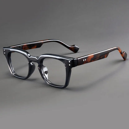 New Retro Square Frame Reading Glasses – High-Definition Printed Presbyopia Glasses for Men & Women