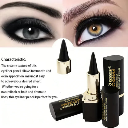 Creamy Texture Eyeliner - Sweat-Proof Easy-Apply Eye Pencil for Daily Makeup and Beauty Looks