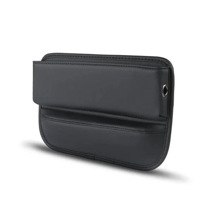 Universal Car Seat Gap Organizer Box – Multifunction Leather Storage Pocket with Cup Holder for Phone, Wallet, Keys & Cards