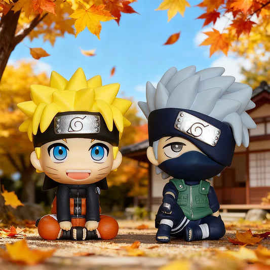 HOT Naruto Anime Q Version Action Figure – Naruto, Kakashi, Sasuke & Itachi Collectible Toy