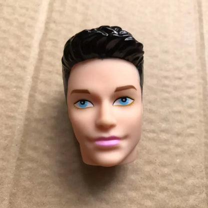 1/6 Male Doll Heads – DIY Ken Doll Parts for Beige Skin Dolls Accessories