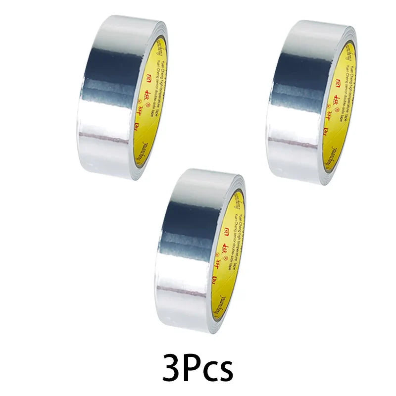 High-Temperature Aluminum Foil Tape – Leak-Proof Adhesive Sealing & Heat Insulation for Kitchen & Pipe Repairs