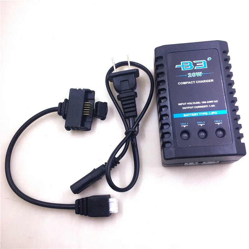 MAX RC B3 20W Pro Compact Balance Charger – 2S 3S 7.4V 11.1V Lithium LiPo Battery Charger