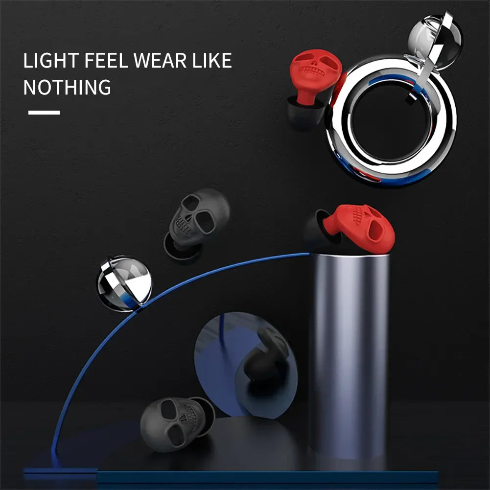 Silicone Soundproof Earplugs — Anti-Noise Sleeping & Swimming Ear Protection, Noise Reduction & Sound Insulation