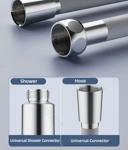Bathroom Silicone Shower Hose — Flexible, Anti-Kink, Explosion-Proof High-Toughness Shower Tube