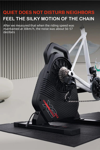 ThinkRider X2Max Smart Bike Trainer — MTB & Road Bicycle Home Trainer with Built-In Power Meter
