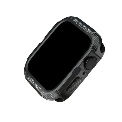 Rugged TPU Protective Case & Screen Protector for Apple Watch Series 5-9 & SE – 38mm-45mm iWatch Cover