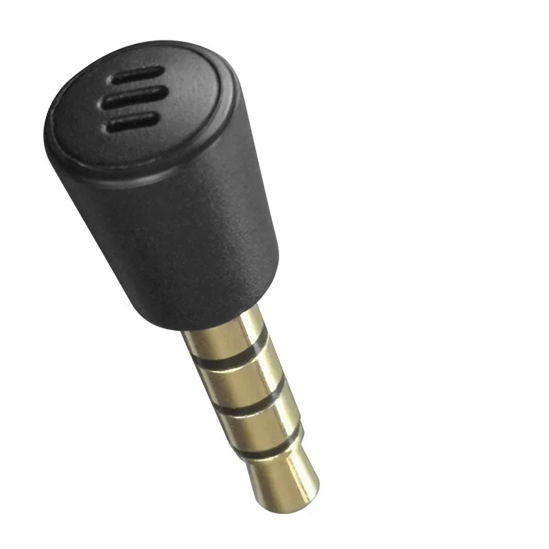 Portable 3.5mm Metal Plug Microphone for PS4, Laptop & Mobile – High-Quality Audio for Gaming, Recording & Live Streaming