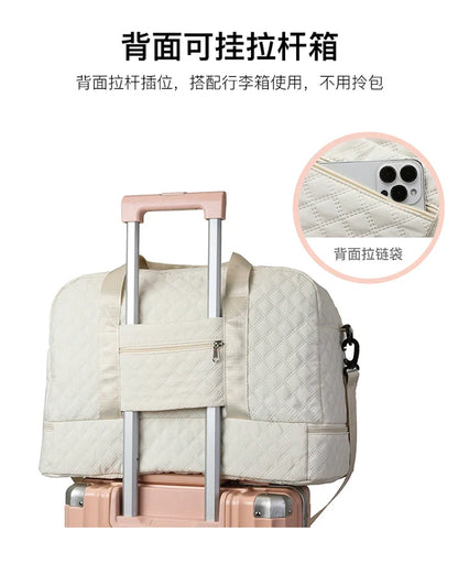 Short Trip Travel Bag – Large Capacity Waterproof Handbag with Dry & Wet Separation for Men & Women