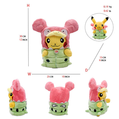Cos Eevee Pikachu Cosplay Plush Toy – Lucario Stuffed Animal Doll, 20-30CM Cartoon Collectible Gift