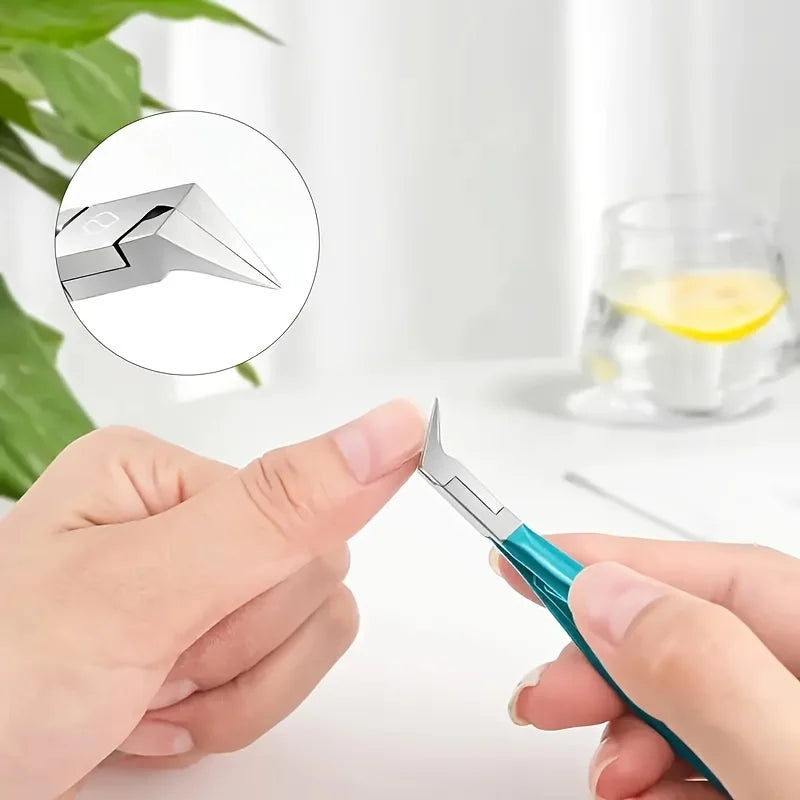 Ingrown Toenail Clippers Stainless Steel Straight Blade Toe Nail Clippers for Thick Nails Seniors
