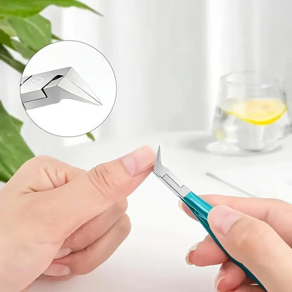 Ingrown Toenail Clippers Stainless Steel Straight Blade Toe Nail Clippers for Thick Nails Seniors