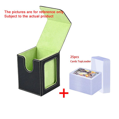 25PCS Transparent PVC Card Sleeves – Hard Plastic Protective Holders for Trading & Game Cards