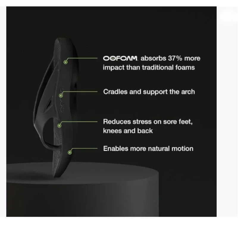 OOFOS Original Sandals – Lightweight Recovery Slippers for Men & Women, Soft Bottom Indoor Slides & Beach Shoes