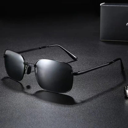 2023 Foldable Polarized Sunglasses – High-Quality Vintage Metal Frame UV400 for Men & Women