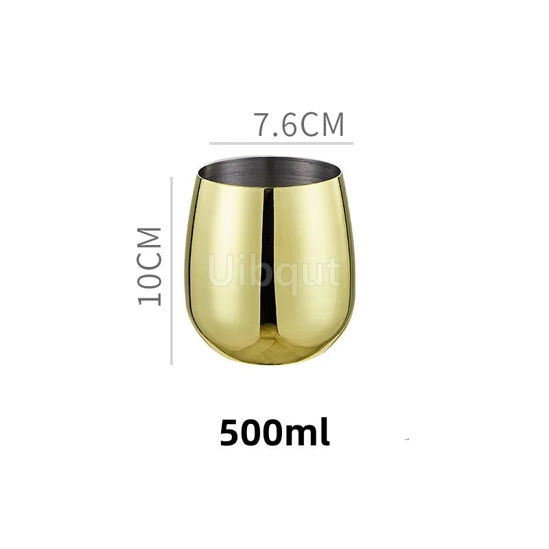 Double-Layer Stainless Steel Scald-Proof Tea & Coffee Mug – Hot Wine Cup Drinkware for Home, Restaurant & Kindergarten Use