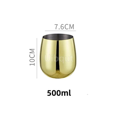 Double-Layer Stainless Steel Scald-Proof Tea & Coffee Mug – Hot Wine Cup Drinkware for Home, Restaurant & Kindergarten Use