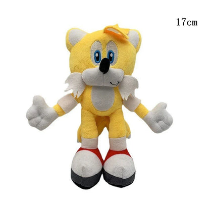 Super Sonic Hedgehog Plush Dolls — Shadow, Amy Rose, Knuckles, Tails Anime Stuffed Toy Gift for Kids