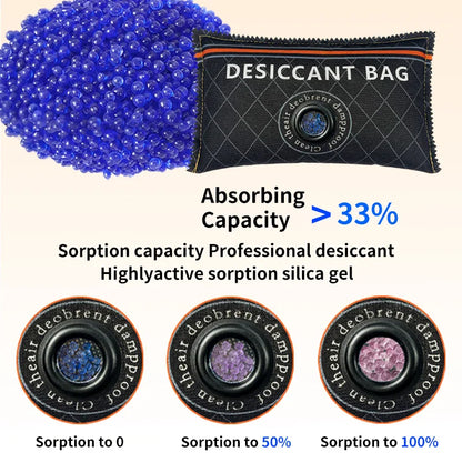 Car & Home Dehumidifier Bag – Reusable Silica Gel Moisture Absorber for Wardrobe, Shoes, Cabinets