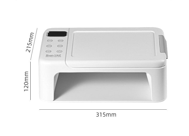 300W High-Power Nail Dryer Lamp with Hand Pillow – 63 LED UV Lamp for Press-On Nails & Gel Curing Machine