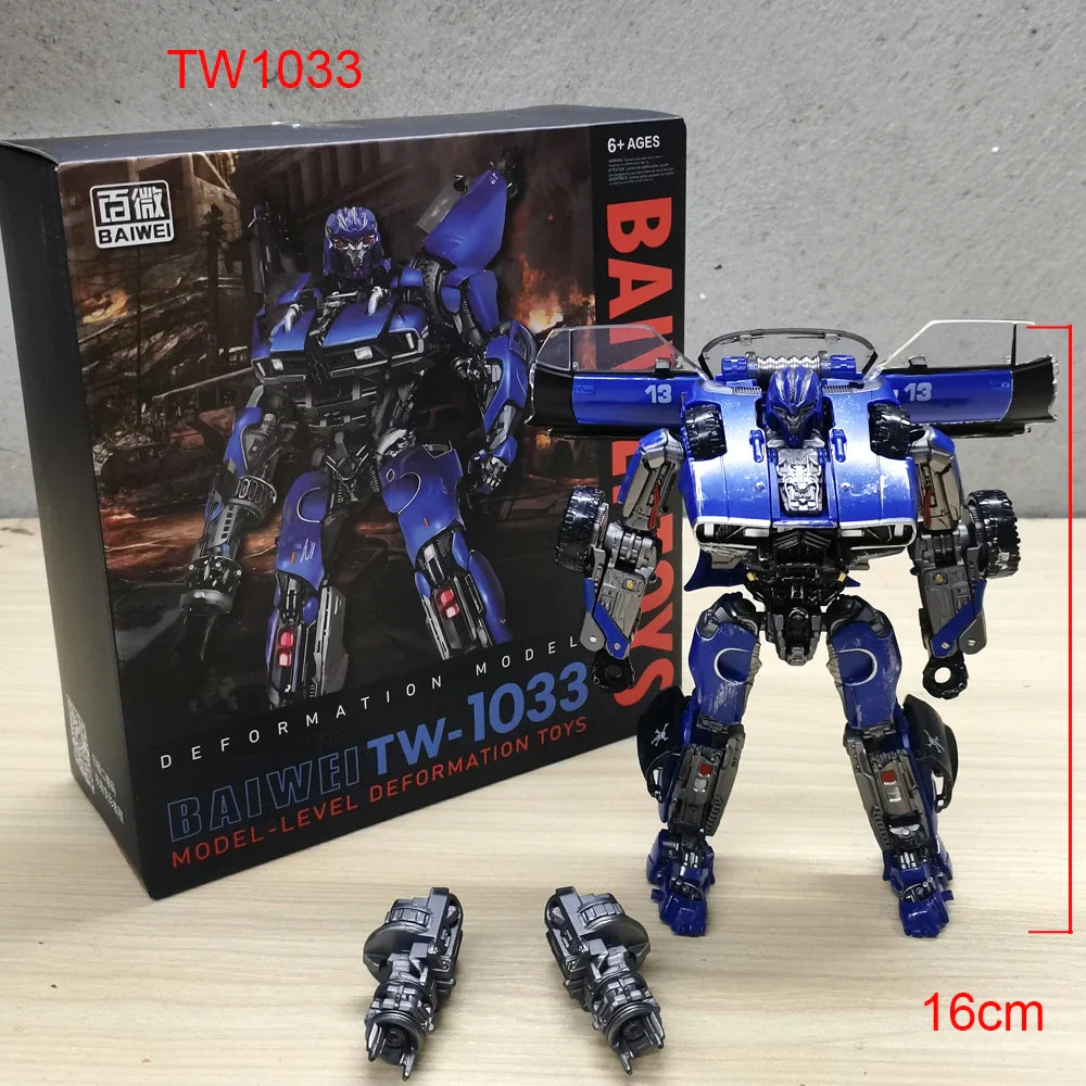 BAIWEI TW1033 Dropkick Blue Warrior Transformation Toy – Car Robot Action Figure Anime Model SS46/SS105