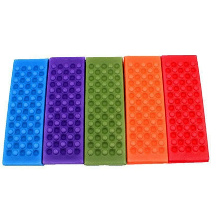 Outdoor Sitting Cushion – Foldable Waterproof XPE Foam Pad, Portable Chair Mat for Camping, 385x275x11mm