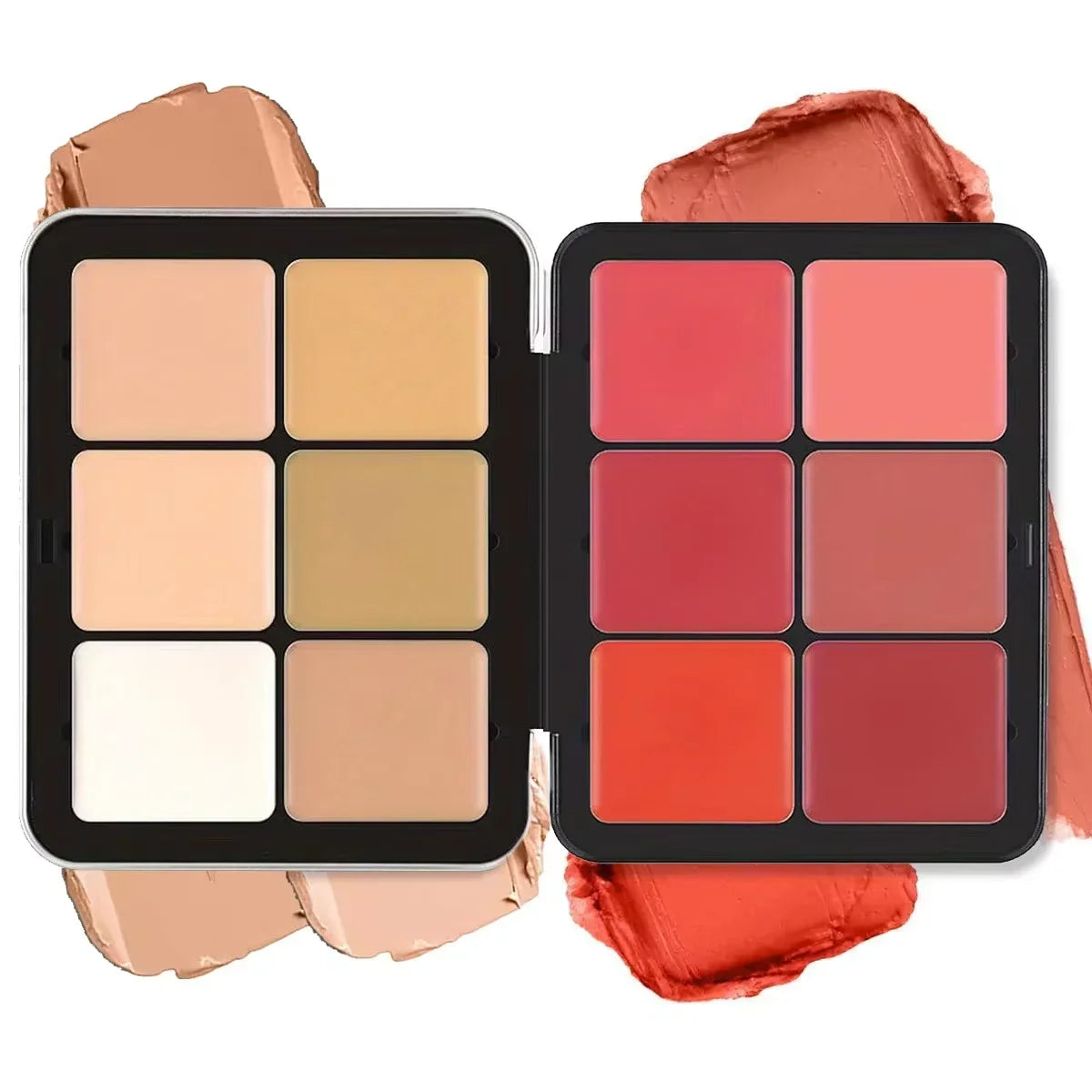12-Color Concealer & Blush Palette - Matte Highlight Contour Makeup Kit