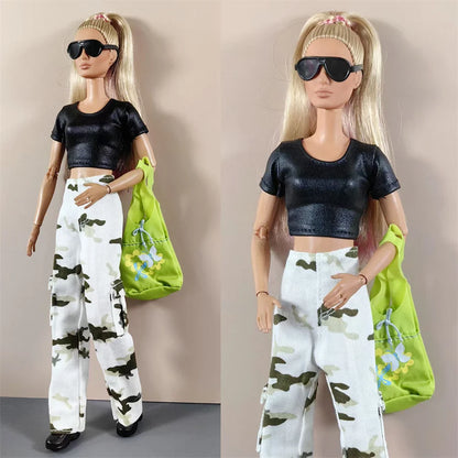 1:6 Scale Doll Clothes – Camouflage Outfit for 11.5-inch (30cm) Dolls, Many Styles, Gift for Girls