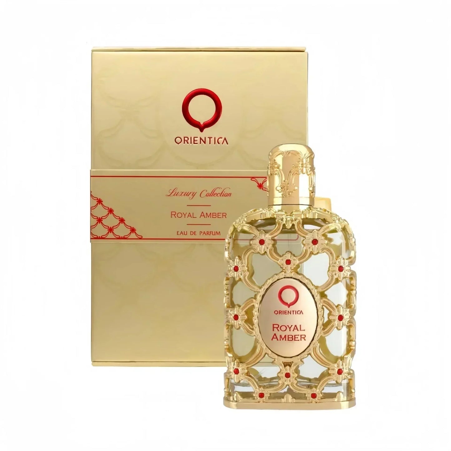 Orientica Royal Amber Rouge Oud Saffron Cologne – Unisex Rose Scented Eau de Parfum Long-Lasting Fragrance