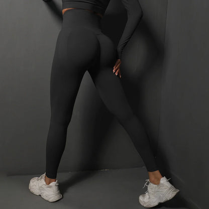 Women’s Seamless Gym Leggings – High-Waist Booty-Lifting Yoga & Fitness Pants, Sexy Sportswear