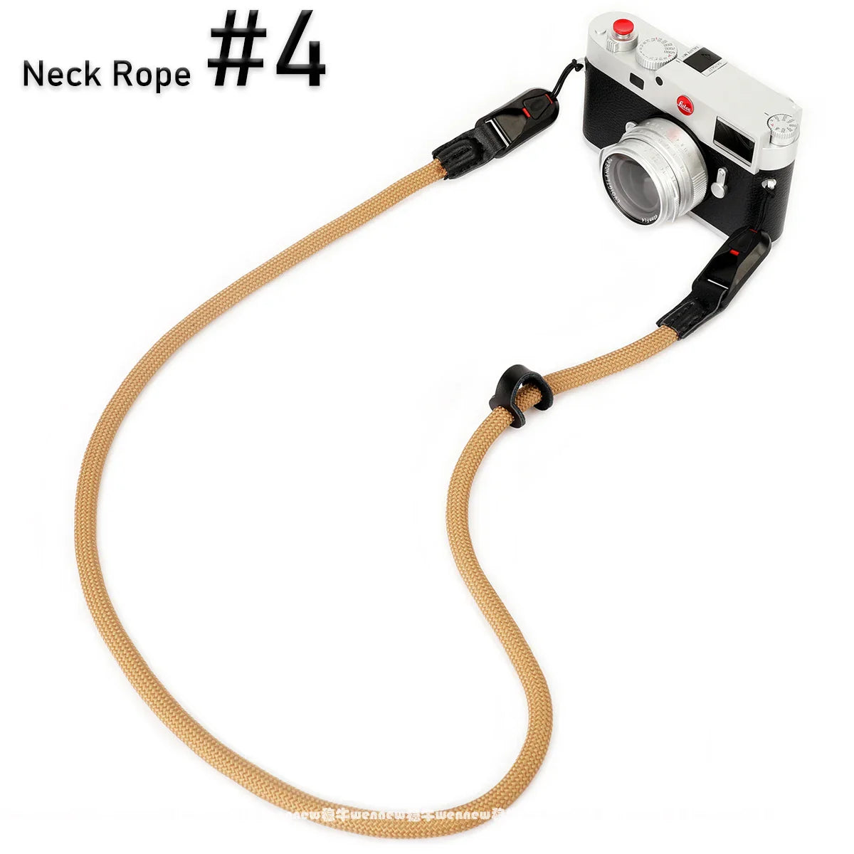 Nylon Rope Sling Quick Release Camera Strap – Wrist & Neck Shoulder Strap for Fujifilm, Sony, Nikon, Canon & Leica Mirrorless Cameras