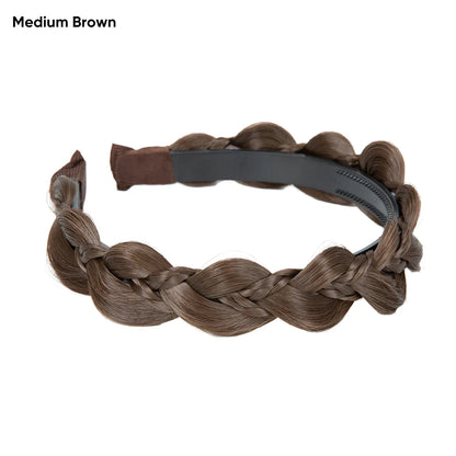 SARLA Synthetic Bohemian Braided Headband – Butterfly Plaited Hairpiece for Women