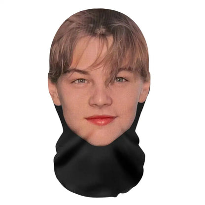3D Pattern Mesh Face Mask – Funny Printed Head Scarf & Ice Silk Sunscreen Head Cover for Party, Cosplay & Celebrity Look