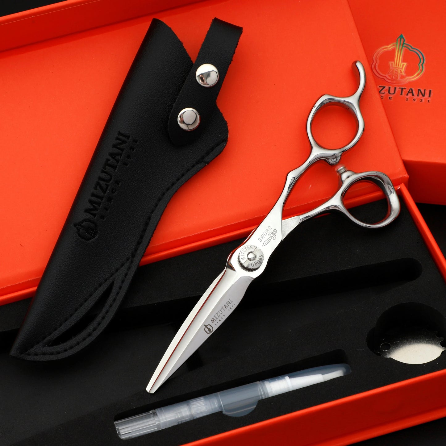 MIZUTANI Professional Hairdressing Scissors – 6.0 Inch VG10 Barber Scissors for Hair Cutting