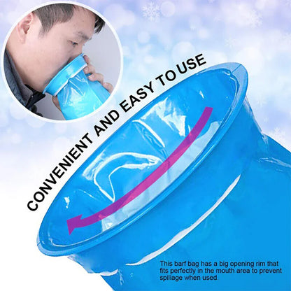25 Pack Disposable Vomit Bags - Motion Sickness, Nausea, and Travel Vomit Bag for Car, Airplane