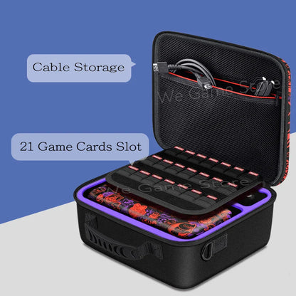 High-Quality Travel Carrying Case for Nintendo Switch OLED Console: Portable Storage Messenger Bag with Hard Shell - Perfect for Gaming Accessories On-the-Go!