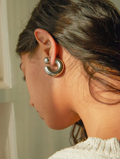 Fashion C-Shaped Earrings for Women – Unique High-End Trendy Jewelry